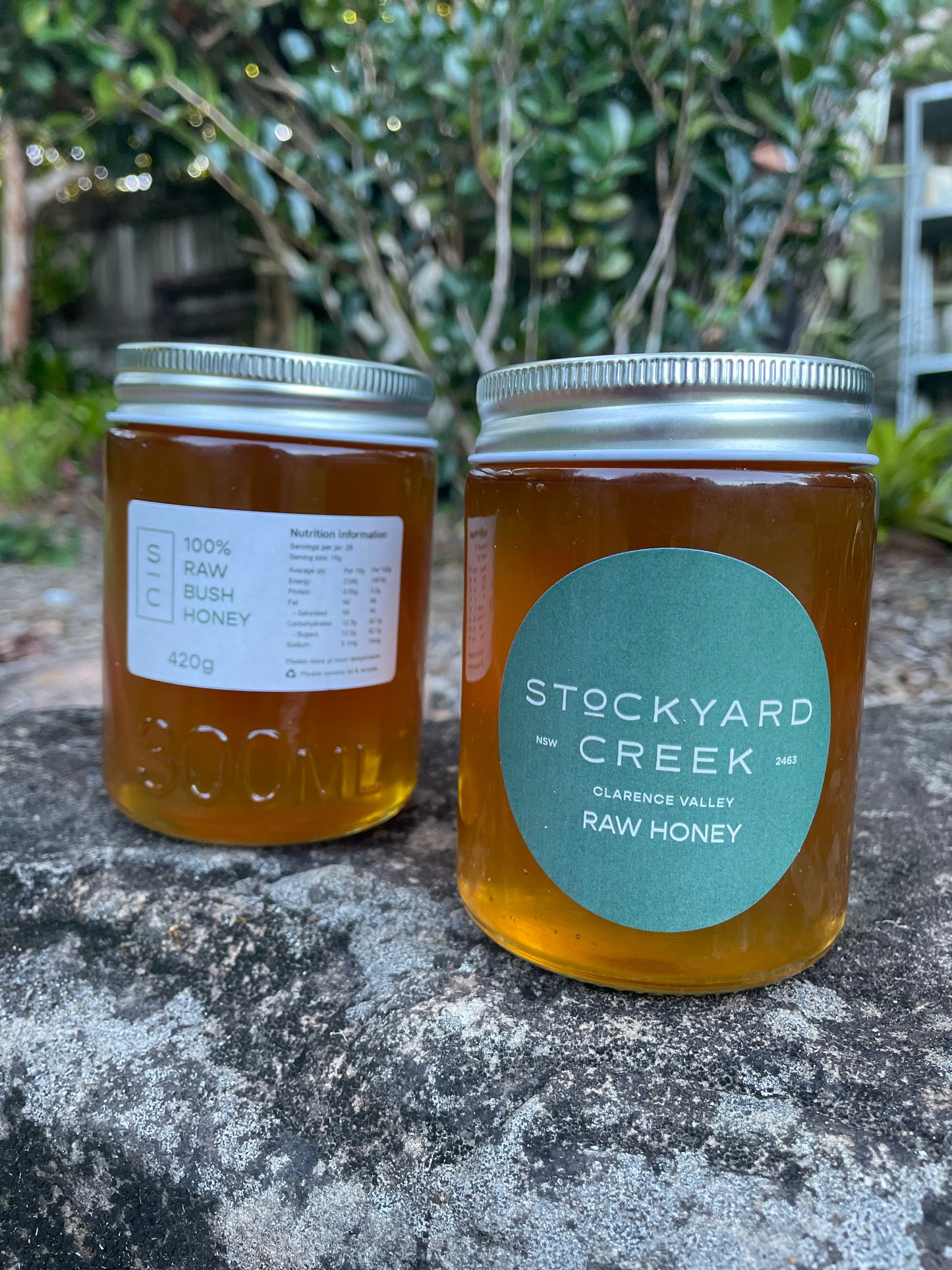 BUNDLE DEAL - 2 RAW BUSH HONEY JARS 420g EACH